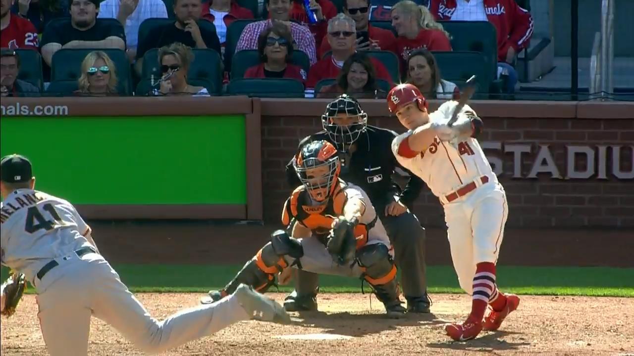 O'Neill's homer in 10th lifts Cardinals over Giants 5-4