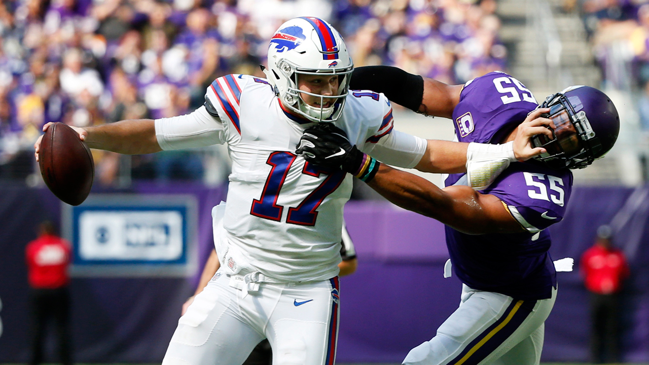 Josh Allen lived the quarterback's dream by hurdling a Vikings