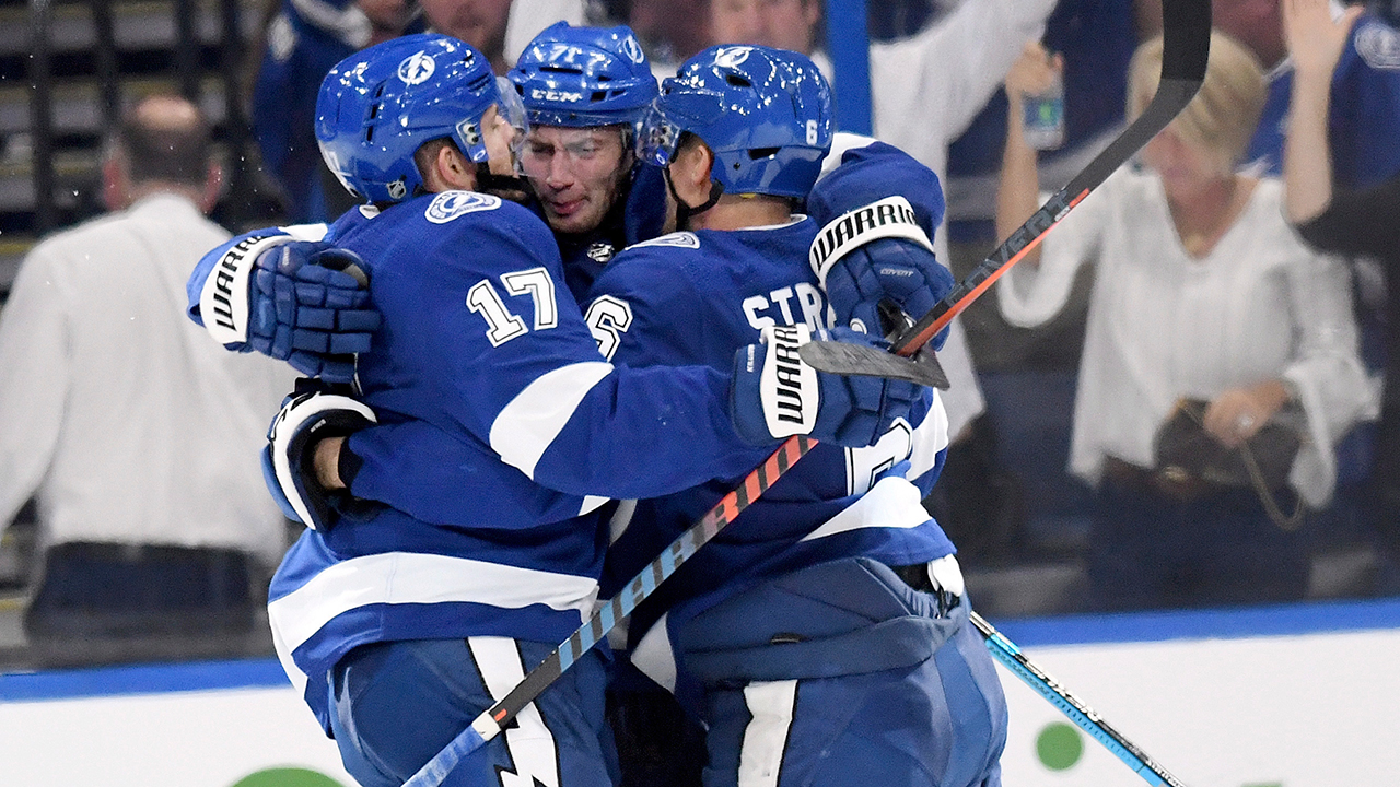 Tampa Bay Lightning F Ryan Callahan Takes Ice In Full Contact Jersey