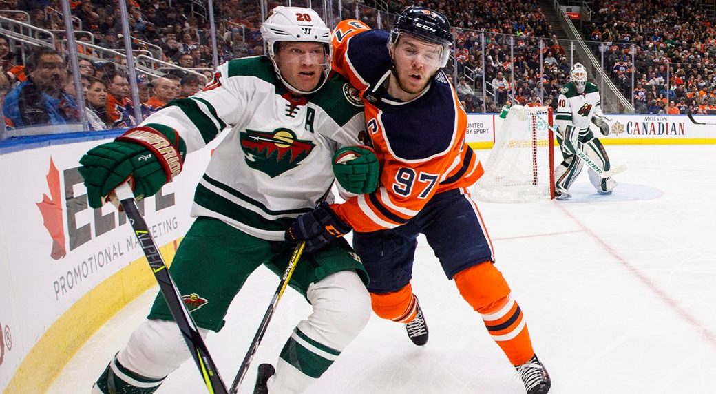 NHL Live Tracker: Oilers vs. Wild 