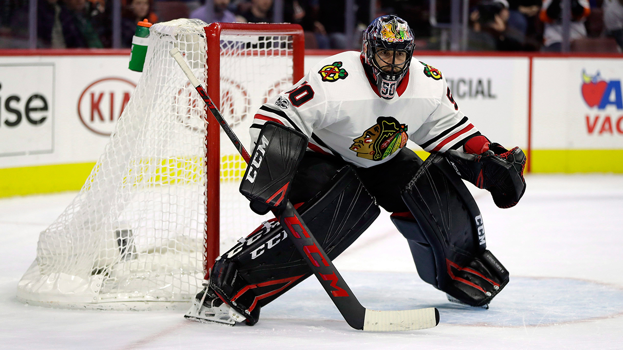 Corey Crawford and his family with The Stanley Cup.  Blackhawks hockey,  Chicago blackhawks, Corey crawford