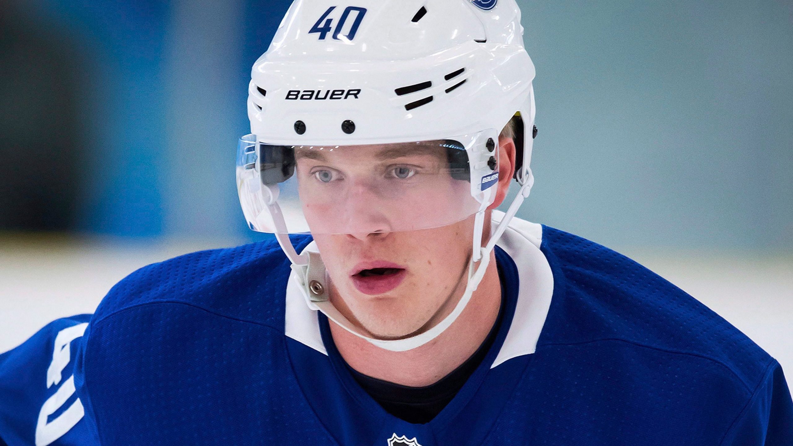 Canucks' Pettersson skates with team for first tim