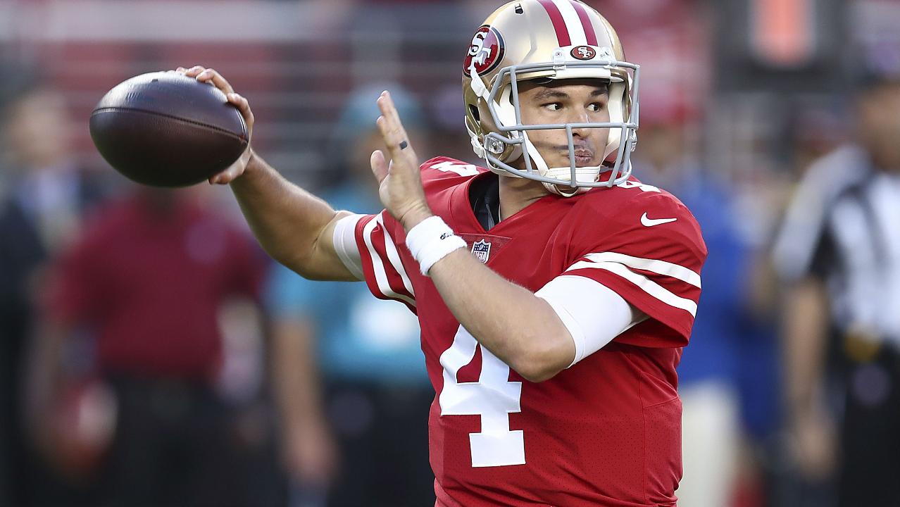 49ers' Nick Mullens will start, have chance to match Joe Montana