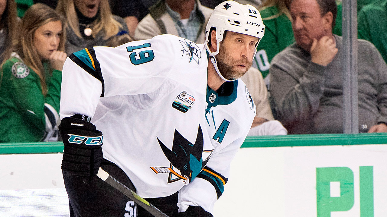 Sharks' Joe Thornton disappointed at not being tra