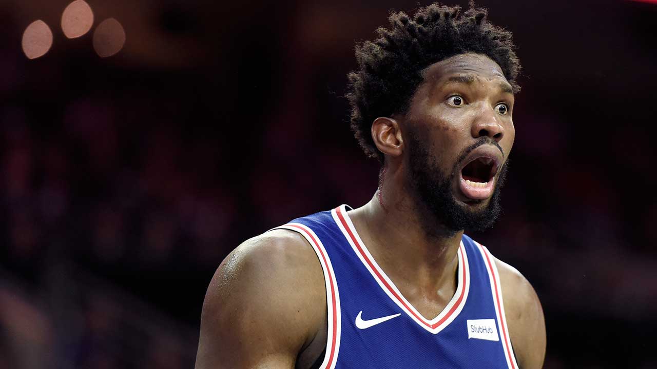 76ers’ Joel Embiid Out At Least One Week With Left Knee Soreness