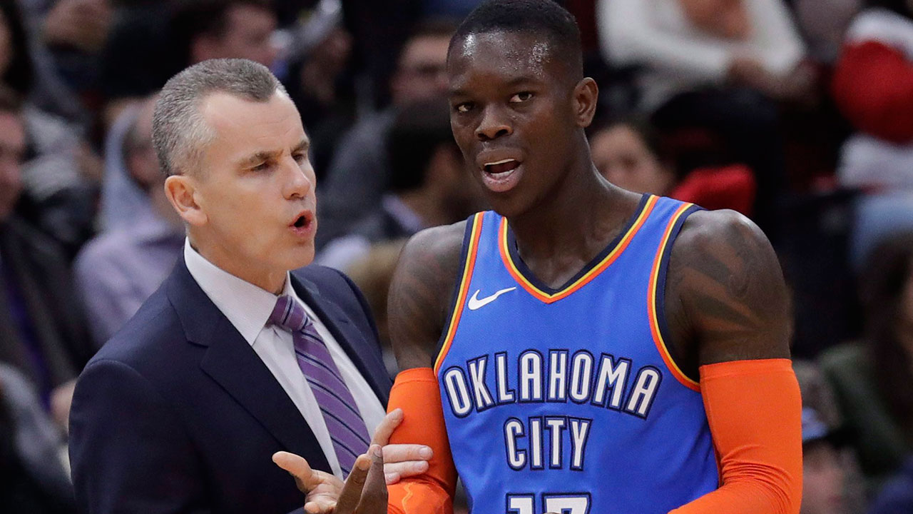 Thunder's Dennis Schroder fined for contact with game official