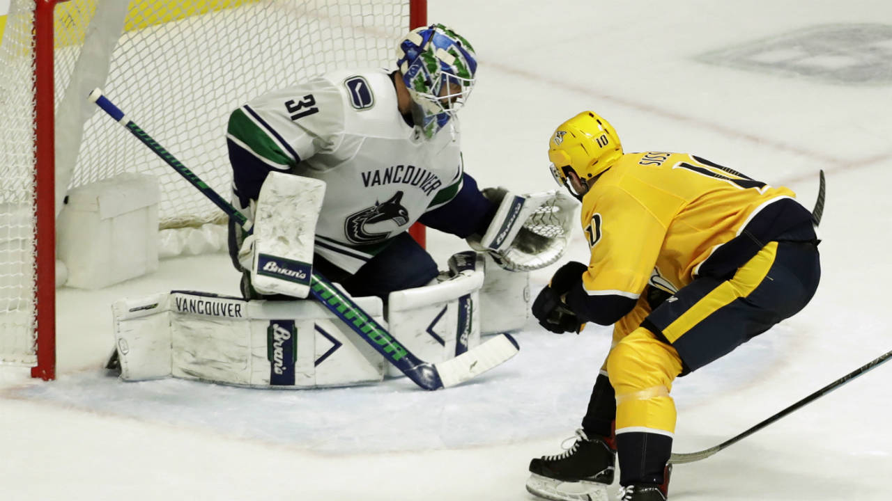 Sissons Scores Ot Winner As Predators Beat Canucks