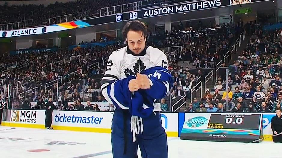 auston matthews all star jersey 2019