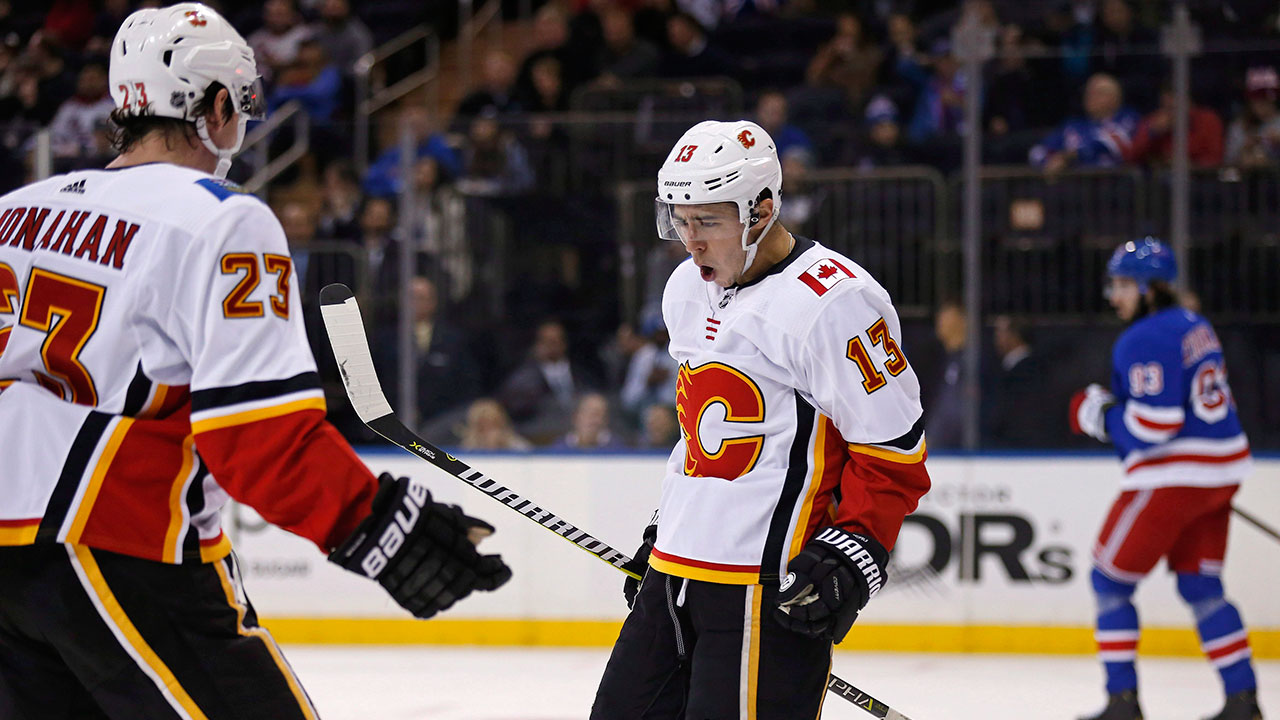 johnny-gaudreau-celebrates-after-scoring-against-the-rangers