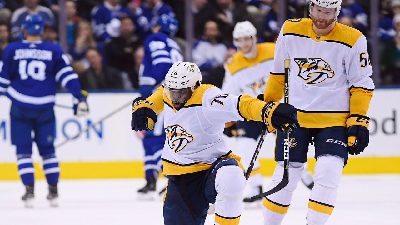 Four On The Floor. Preds Roll Over Leafs As Rinne Records Yet Another Shutout