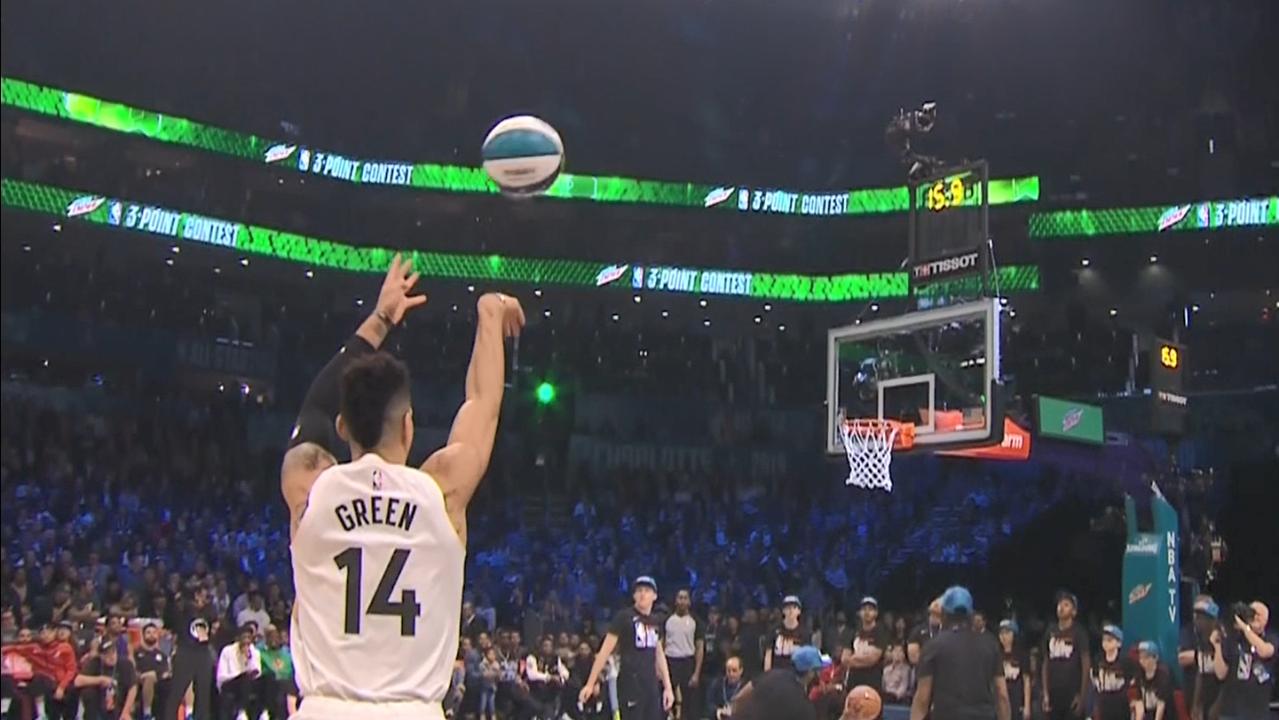 Hamidou Diallo SUPERMAN ELBOW Dunk Over Shaq  2019 NBA All-Star Dunk  Contest - Round 2 