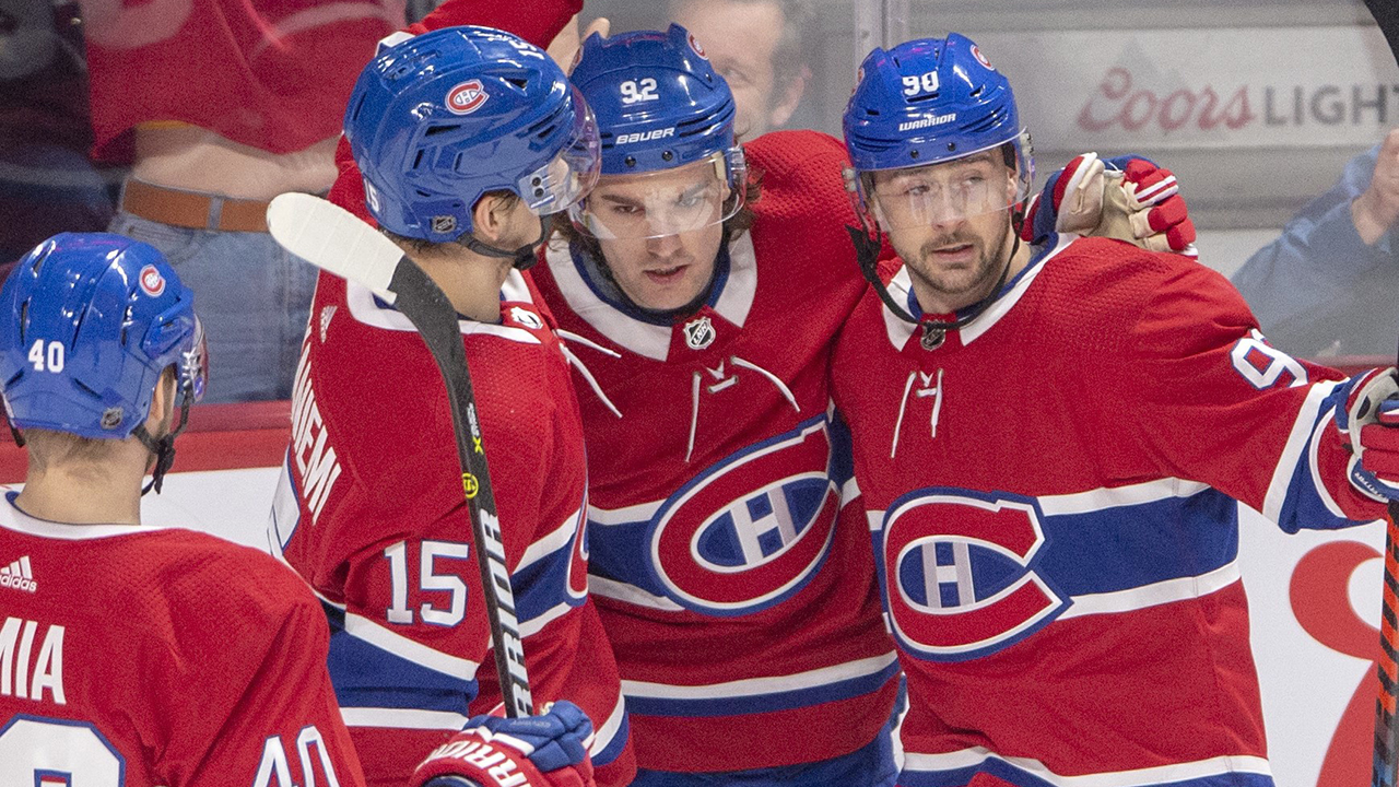 Drouin's four-point night leads Canadiens past Jet