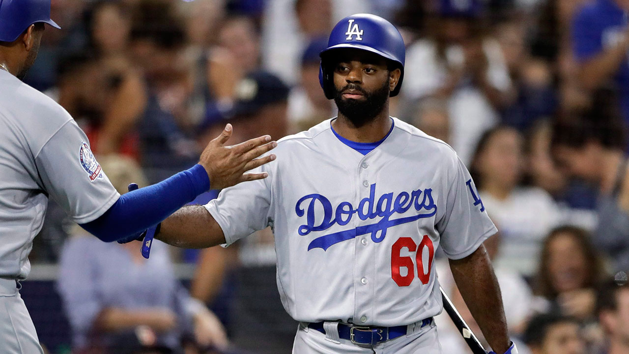 Dodgers' Andrew Toles arrested after sleeping behind Florida airport