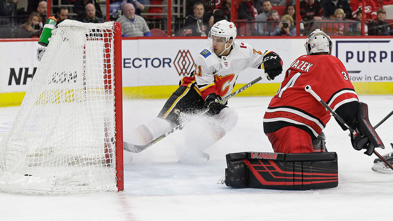 Ryan, Lindhom, Hanifin lift Flames in return to Raleigh