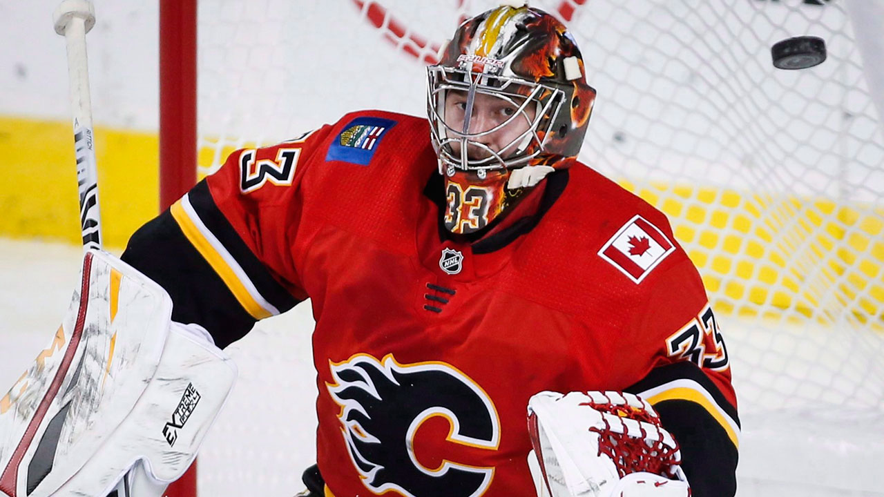 calgary flames goaltender