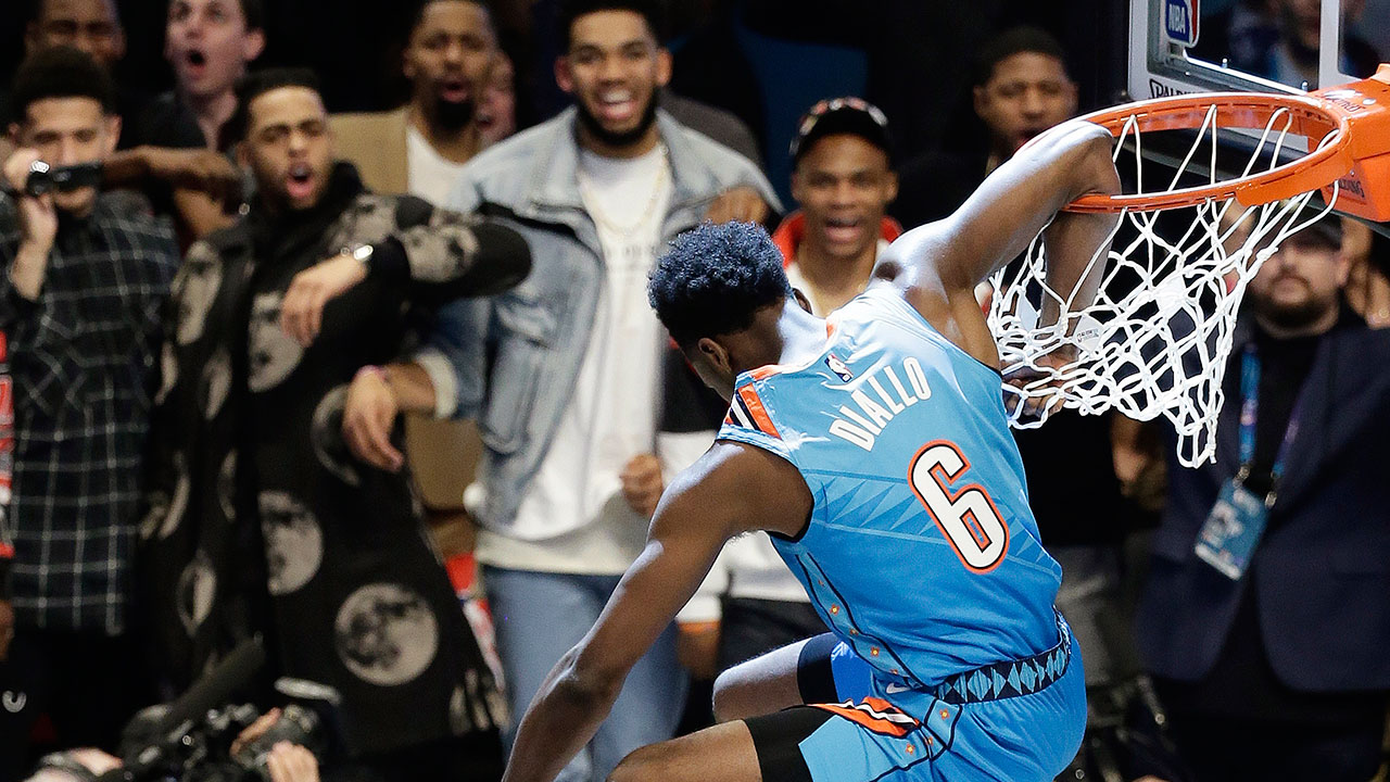 diallo shoes dunk contest