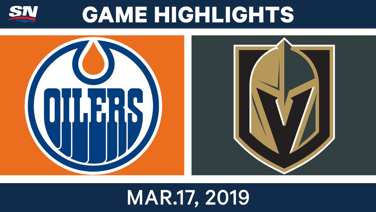 Nhl Game Highlights Oilers Vs Golden Knights March 17 19 Sportsnet Ca