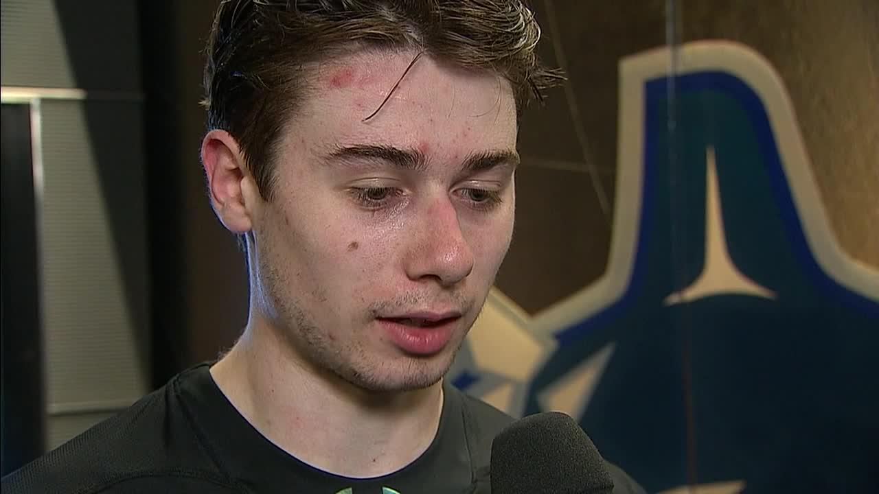 Sportsnet] Quinn Hughes on Pride night jerseys: “We preach hockey