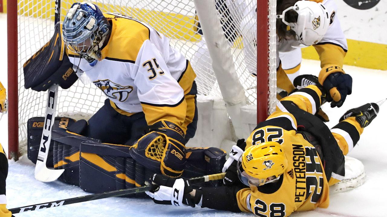 Predators leaning on Pekka Rinne to force Penguins back to Pittsburgh