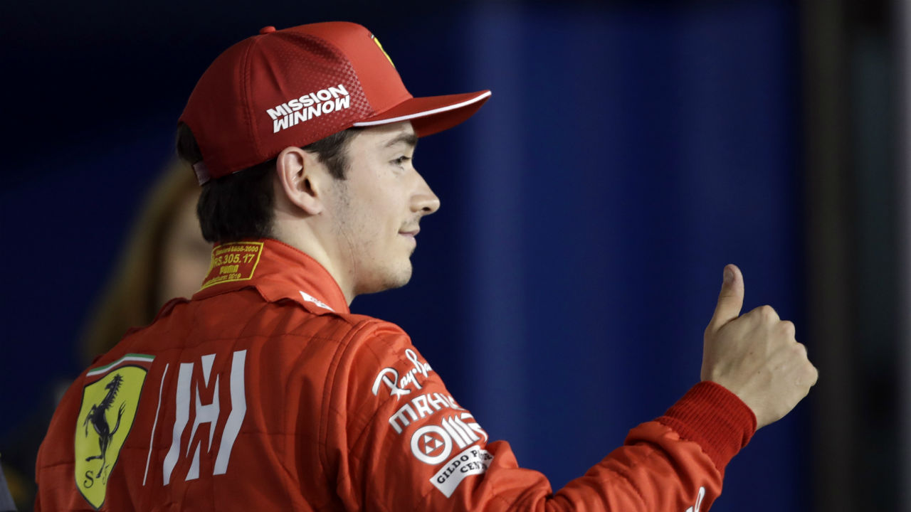 First pole confirmed how 'strong' Ferrari package is says Leclerc