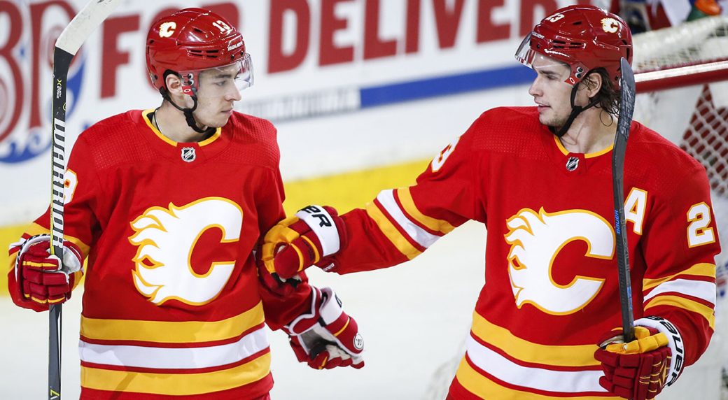 Flames Training Camp Preview Who will play alongside Gaudreau and