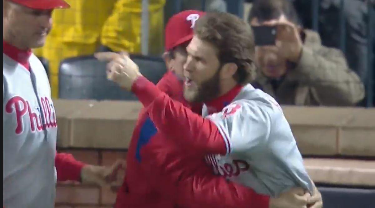 Harper angrily confronts ump, Phillies fall to Mets 5-1 - ABC7 New