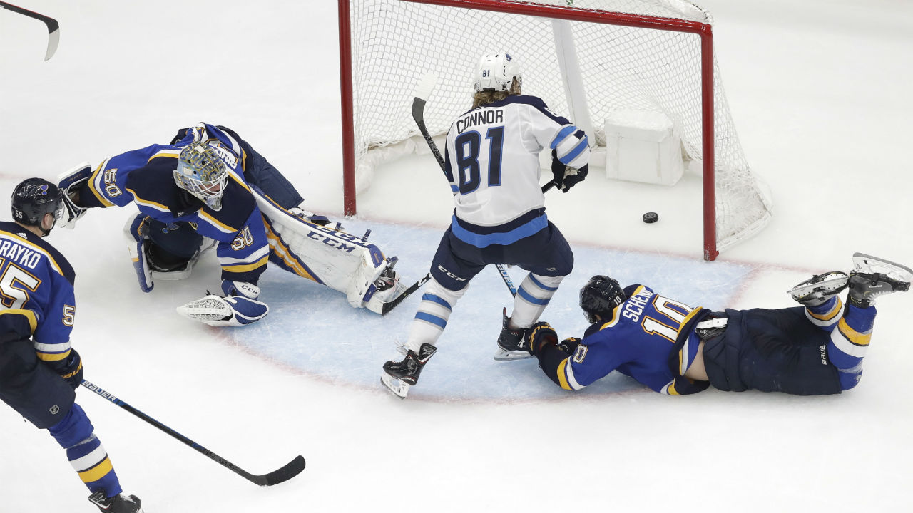 Kyle Connor scores Game 4 OT winner as Jets even s