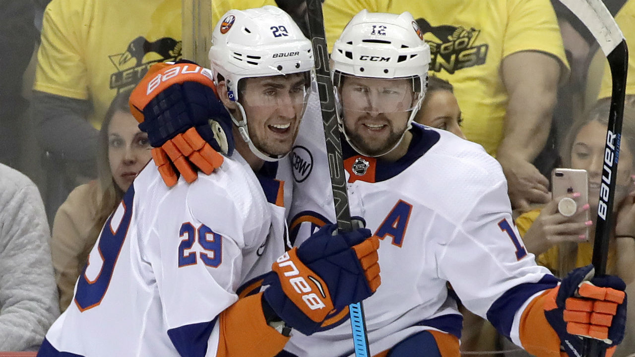 Clean Up On Aisle 4. Isles Sweep Penguins And Advance To Round Two