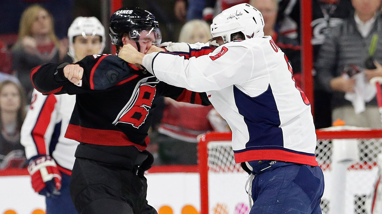 Ovechkin-Svechnikov fight: Players and 