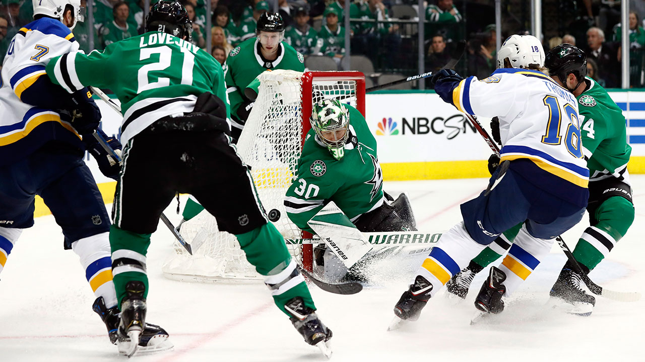 Stars earn key Game 4 win over Blues, even series 
