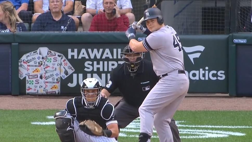 Luke Voit belts a 2-run triple off the wall in the Wild Card Game 