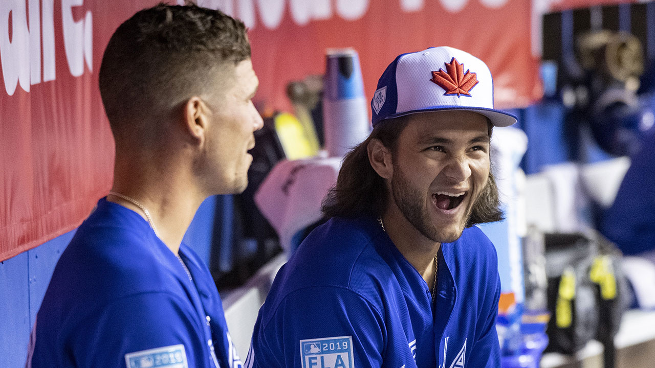 Bo Bichette is RIDICULOUS. 🎥: @sportsnet.