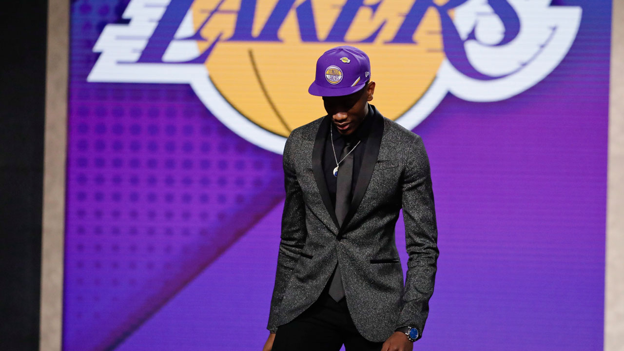 The 2018 NBA Draft hats look a little bit different this year