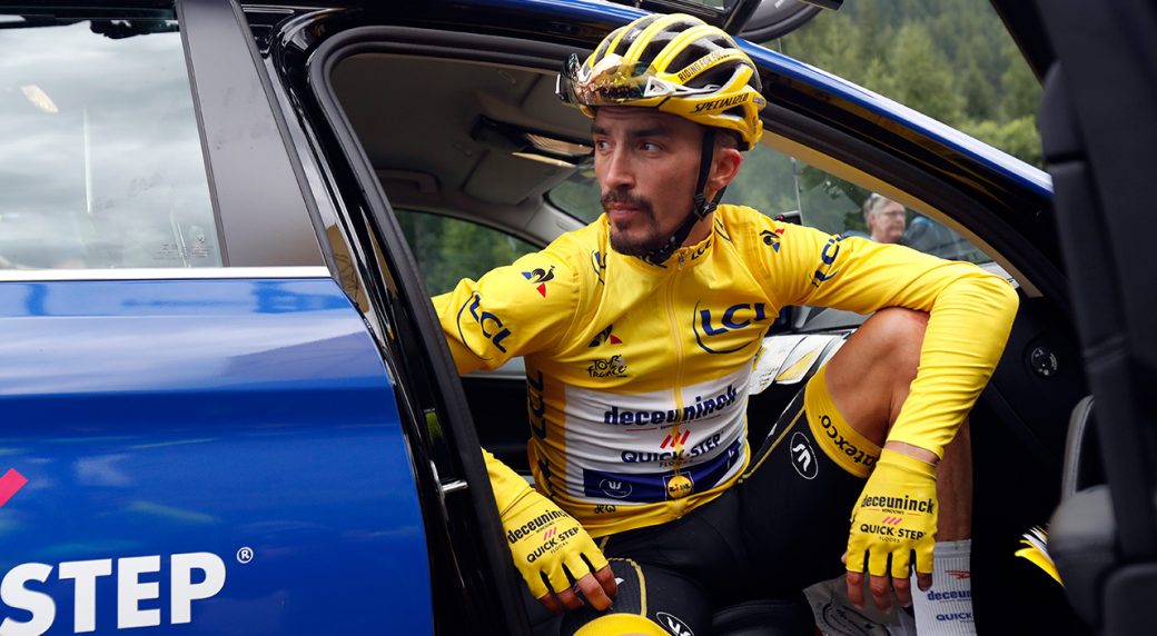 julian alaphilippe yellow jersey