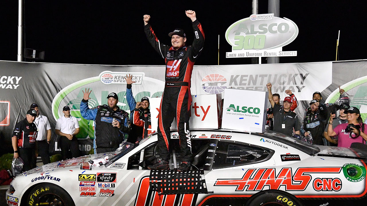 Cole Custer wins Xfinity Series race at Kentucky Speedway