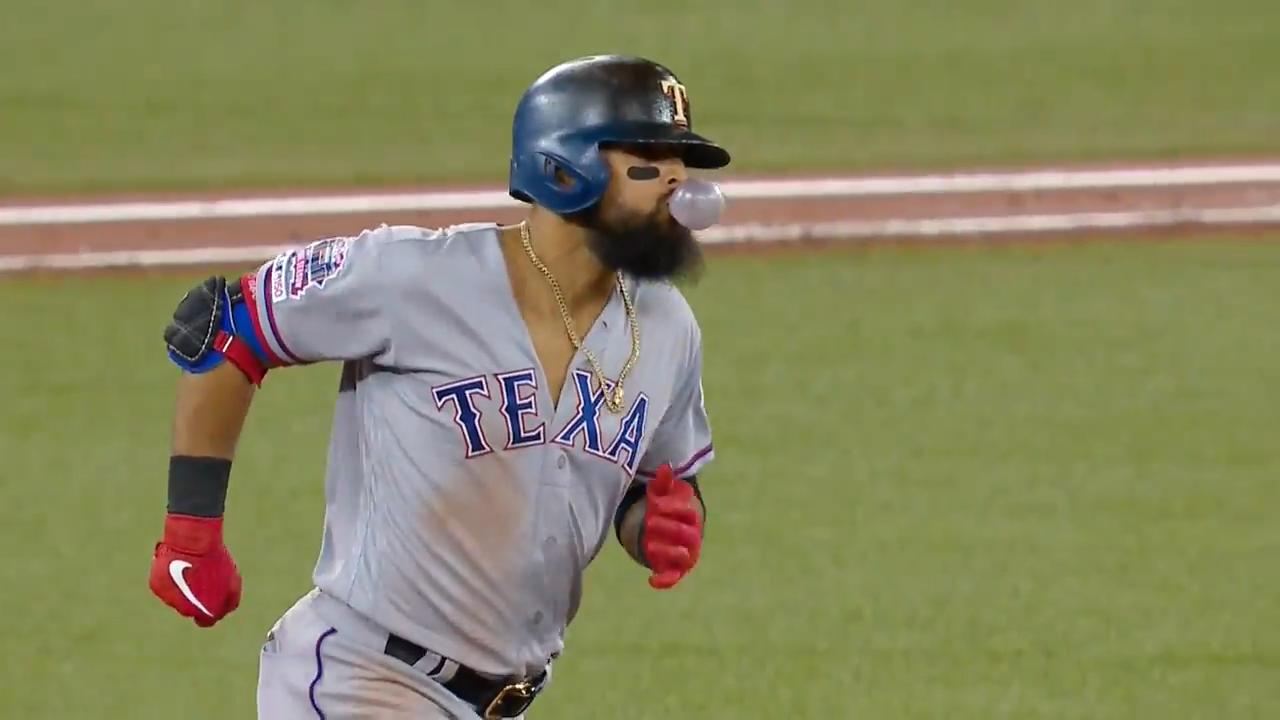 Red Game-Used Homerun Jersey - Rougned Odor - 7/4/19