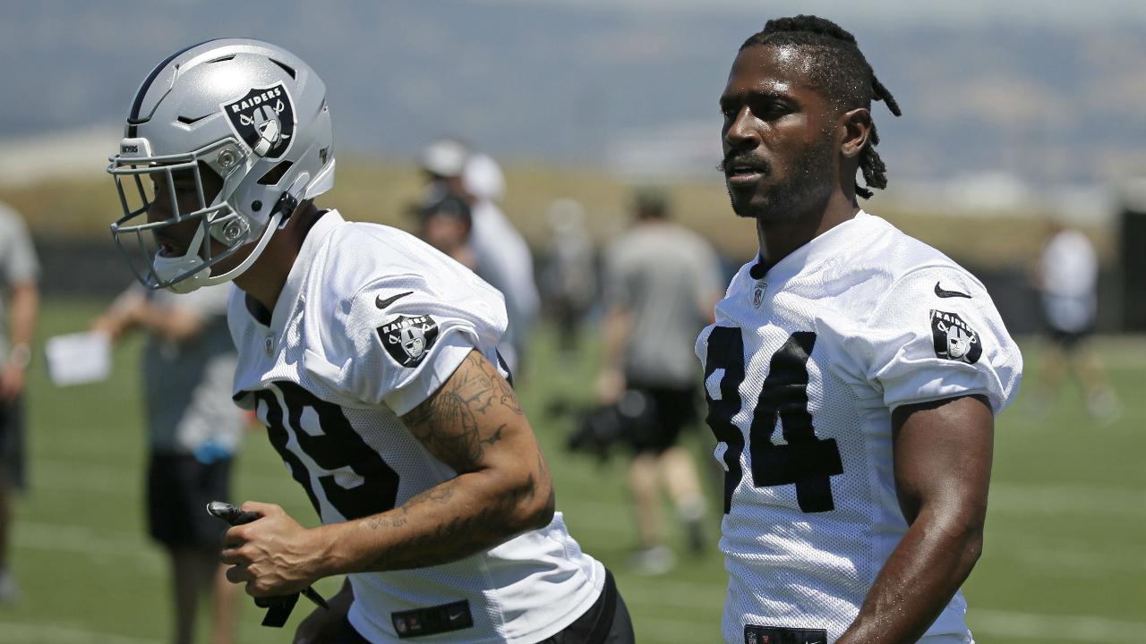 Raiders receiver Antonio Brown out indefinitely with injured feet 