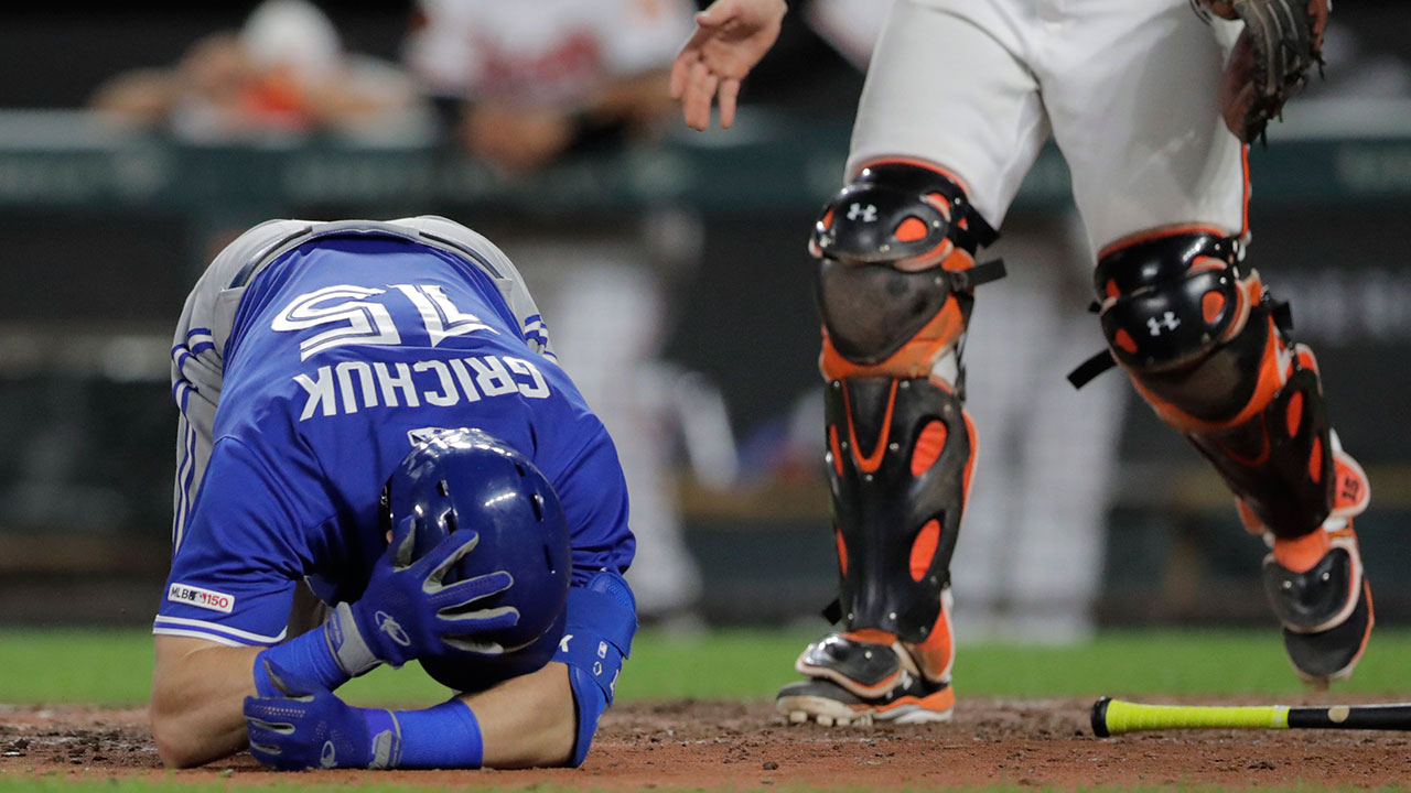 Blue Jays' Randal Grichuk says DL stint helped to right his swing