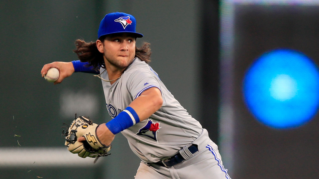 Bo Bichette's love of the glove has come with hard work