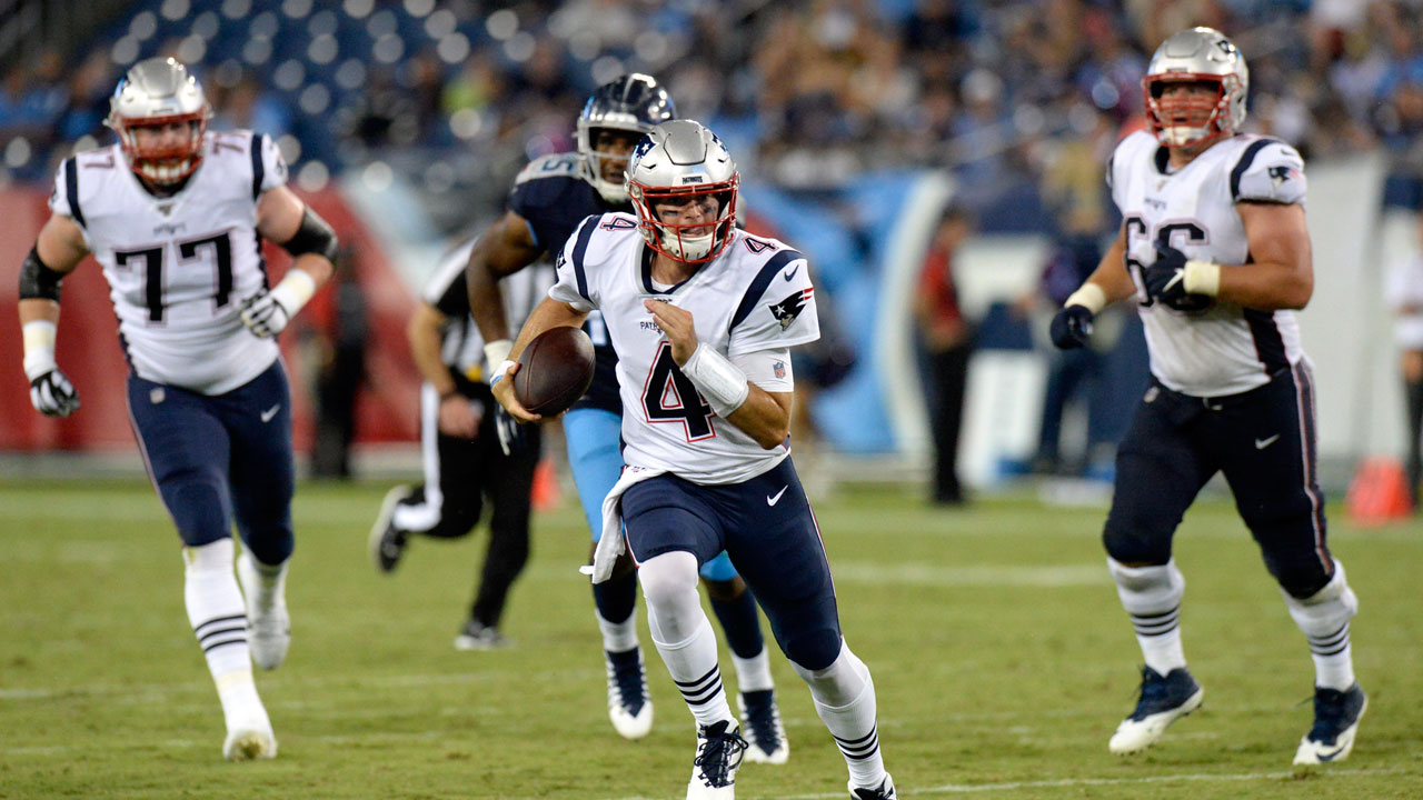 NFL Pre-Season Roundup: Stidham rallies Patriots to victory over Titans