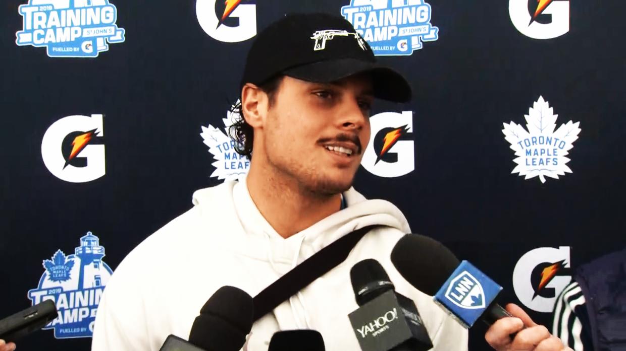 auston matthews raiders hat