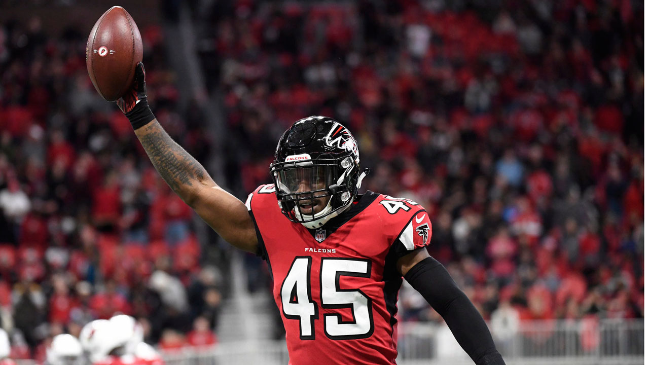 Browns acquire linebacker Deion Jones in trade with Falcons