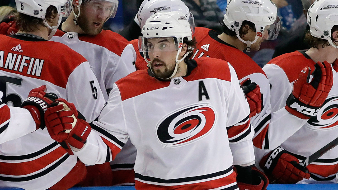 Justin faulk carolina clearance hurricanes jersey