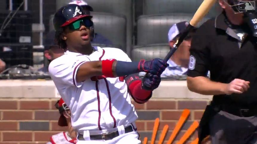 VIDEO: Braves star Ronald Acuna Jr. channels inner LeBron James during  massive home run