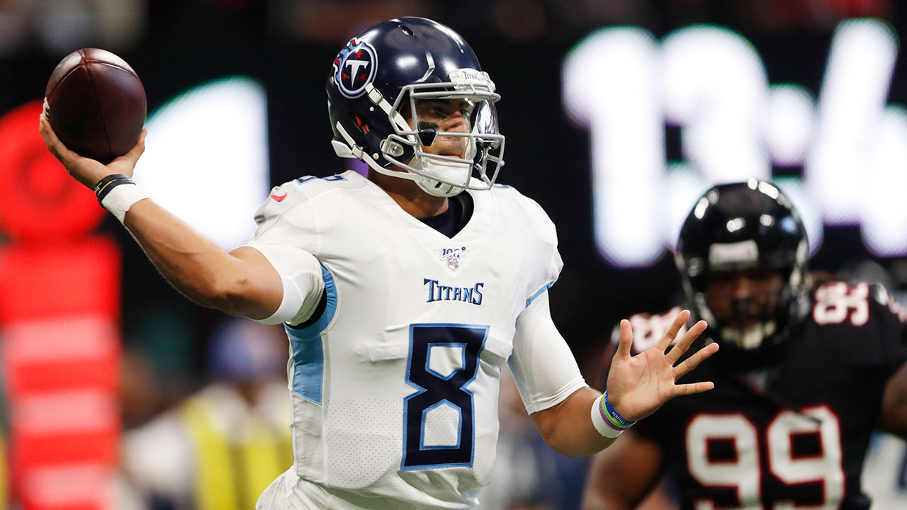 Marcus Mariota Throws For Three Touchdowns In Win Over Atlanta Falcons