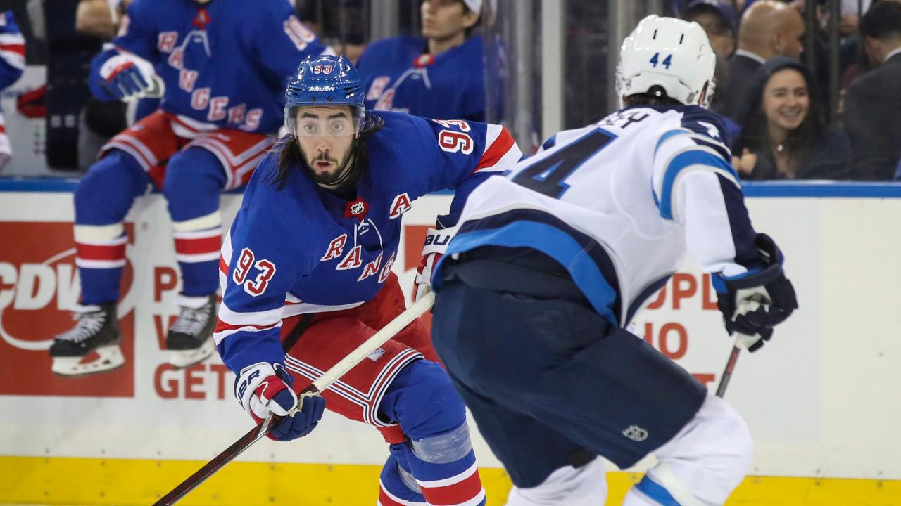 Scheifele scores twice as Jets beat Rangers in season opener