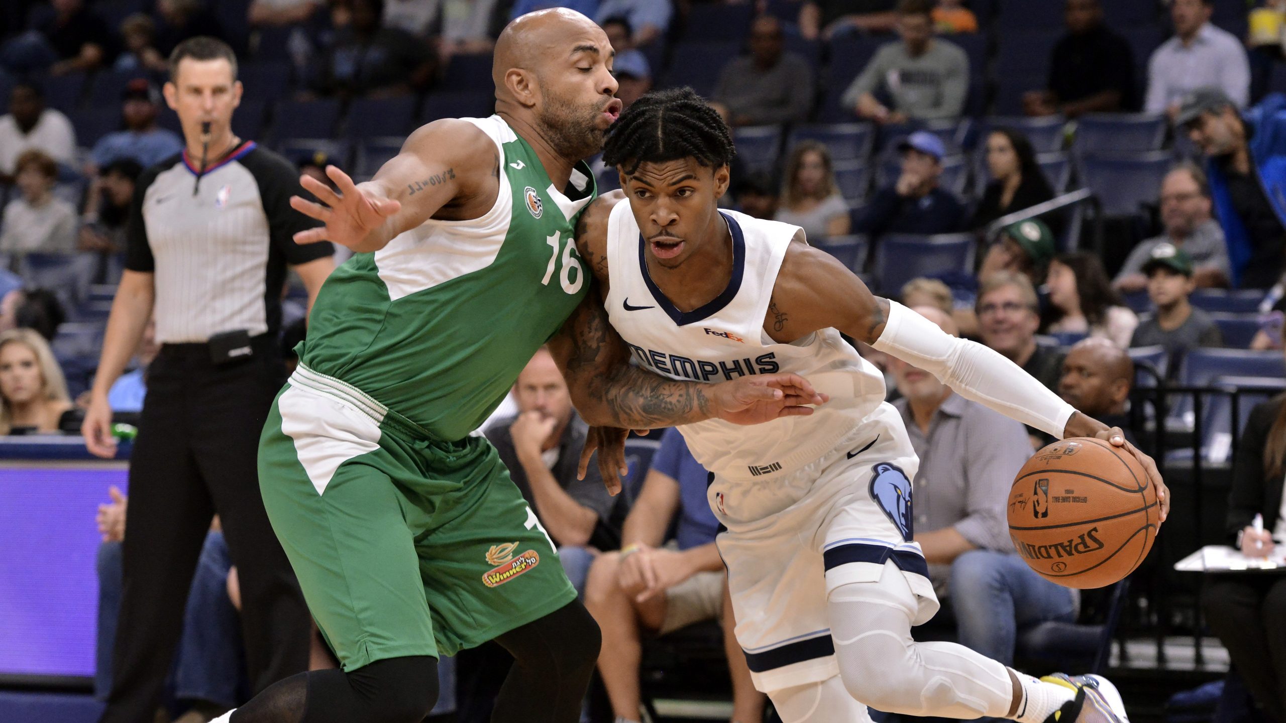 No. 2 pick Ja Morant dazzles in preseason debut for Memphis