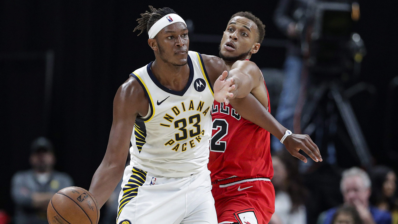 Indiana Pacers’ Myles Turner Helped Off Court With Lower Right Leg Injury