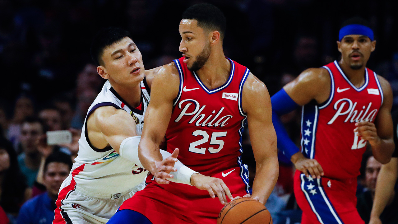 Ben Simmons - Philadelphia 76ers - 2018 NBA Playoffs Game-Worn City Jersey  - Double-Double