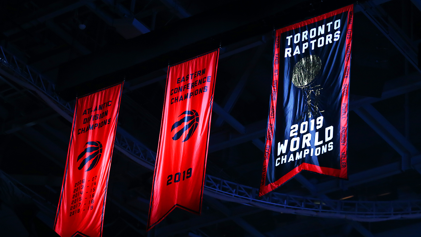 Photo Essay: Toronto Raptors celebrate title with banner, big rings